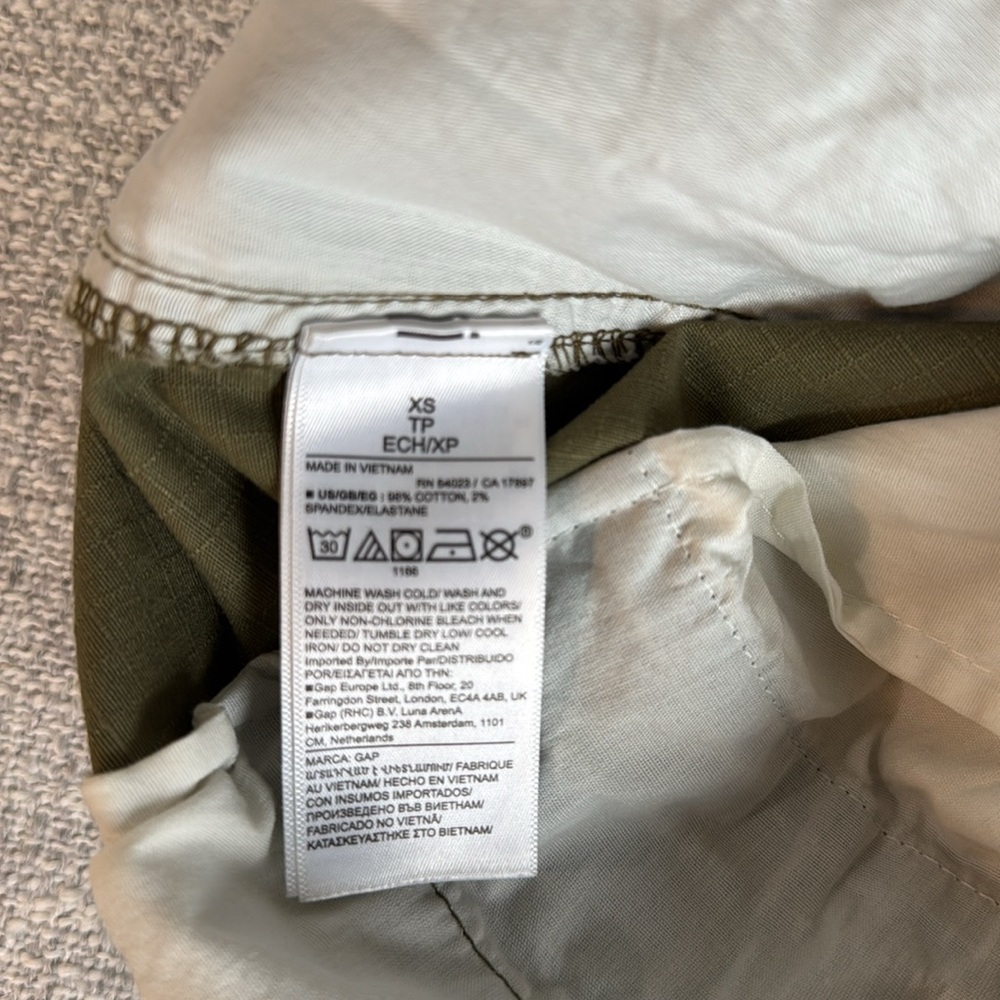 Gap Easy Ripstop Pant XS NWT - Picture 5 of 6